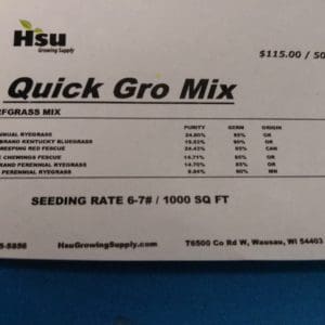 Quick Gro Lawn Seed