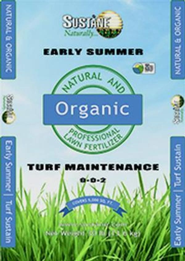 Sustane Organic Lawn Fertilizer Early Summer Turf Booster (9-0-2)