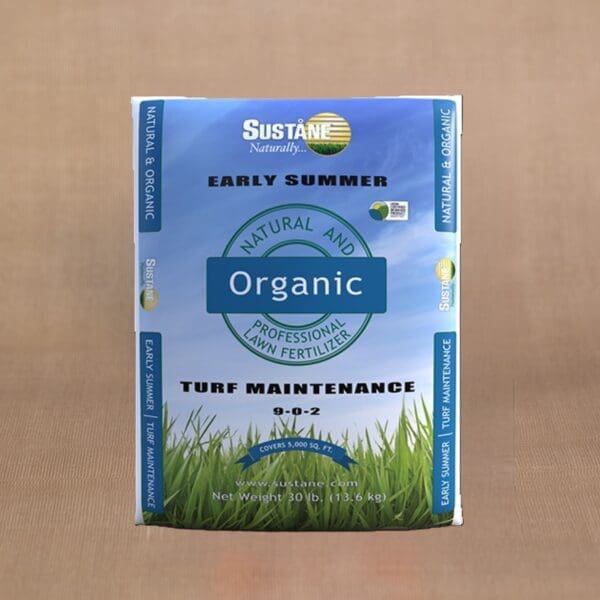 Sustane Organic Early Summer Lawn Fertilizer (9-0-2) - 30 lb bag