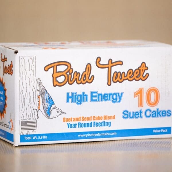 Bird Feed: Pine Tree Farms High Energy Suet Seed Cakes  - 10 pack