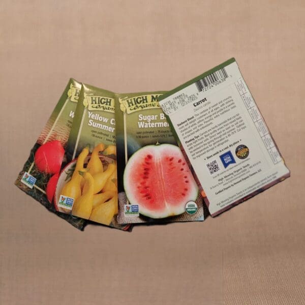 High Mowing Fruit & Vegetable Seed Packets