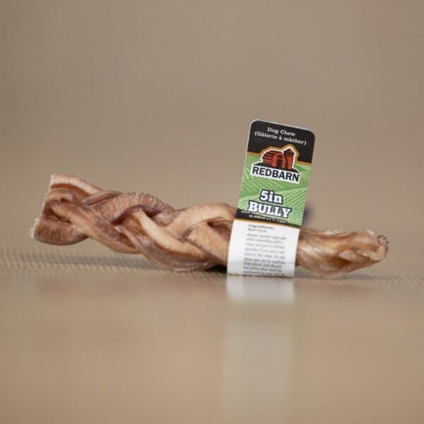 BRAIDED BULLY STICK - 5" 