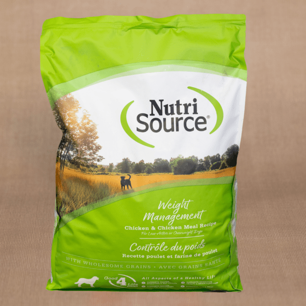 NutriSource WEIGHT MANAGEMENT CHICKEN / RICE - 15 lb bag