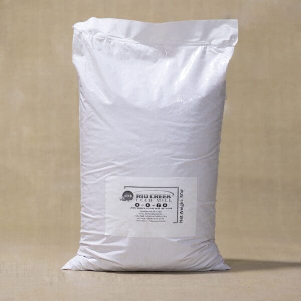 Rio Creek Feed Mill 0-0-60 Potash - 50 lb bag